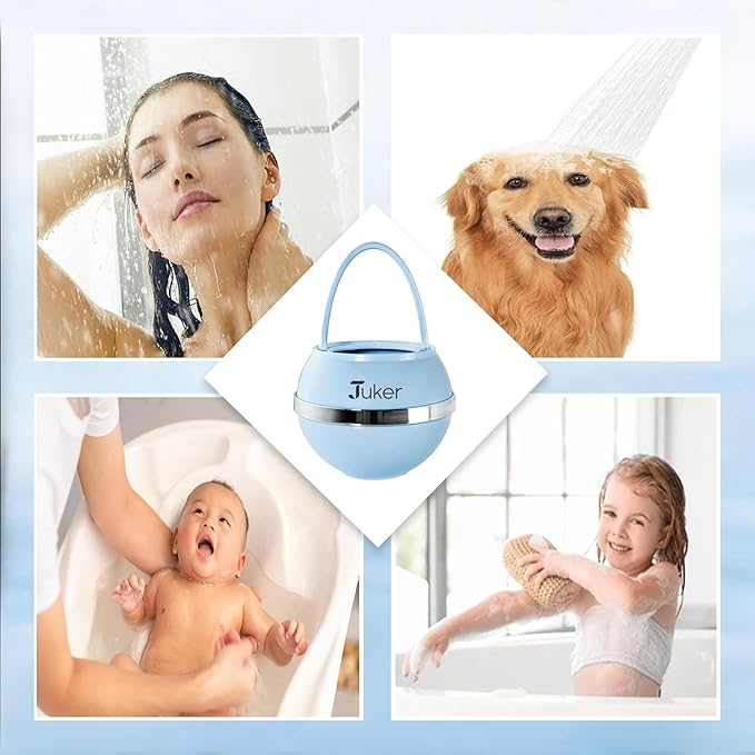 JUKER Bath Water Filter for Tub - 8 Stages-Bathtub Water Filter Removes Hundreds of Contaminants- Hard Water Softener- Improves Your Bath water for Healthier Skin, Hair and Nails Condition - Pantone