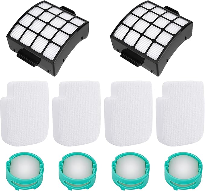 AZ3002 Filter for Shark AZ3000 Odor Neutralizer for Shark AZ3002 Stratos DuoClean PowerFins Upright Vacuum Replacement Parts# XHFAZ3000 & XFFKAZ3000 & 1541FC3000