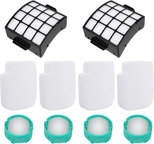 AZ3002 Filter for Shark AZ3000 Odor Neutralizer for Shark AZ3002 Stratos DuoClean PowerFins Upright Vacuum Replacement Parts# XHFAZ3000 & XFFKAZ3000 & 1541FC3000