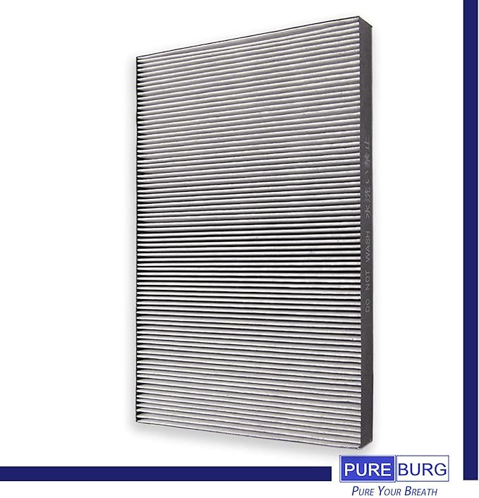 PUREBURG Replacement Filter Compatible with Sharp FP-F50UW KC-830U FP-P30U Air Purifiers FZ-F50HFU FZ-P30SFU,1-Pack HEPA Activated Carbon 2-in-1