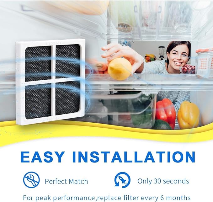 ADQ36006101 Replacement for LT700P, Kenmore 469690, ADQ36006102, LFXS30766S, LFX31925ST, LFX31945ST, RWF1052, LT120F, 469918, Refrigerator Water and Air Filter Combo, 3PACK