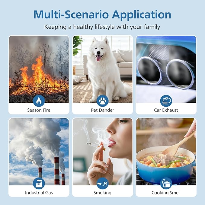 2 Pack 14 True HEPA Replacement Filter Compatible with Puro 240 Air Purifier, 3-in-1 True HEPA Filter Replacement with HP-14 Activated Carbon Filter