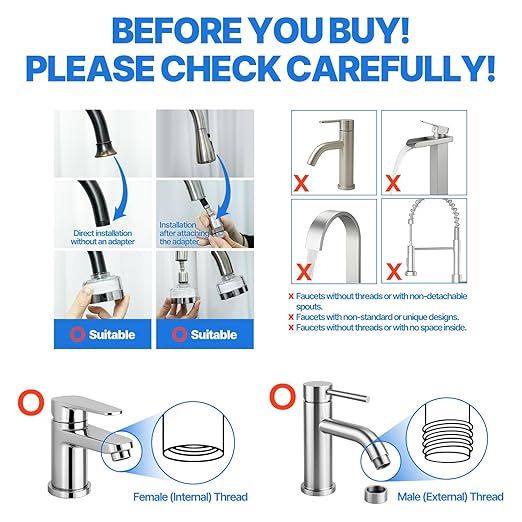 Cleansing Washbasin Faucet Filter Inspired by Korea's Beauty Culture - Pure Carbon Filters for Bathroom & Kitchen Water | Carbon Composite Filter | Single Filtered Faucet (AJ8310C-SNG-1)