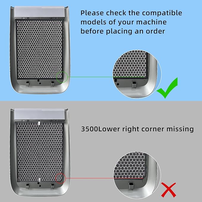 7- Pack 3000 Replacement Filters Compatible with Air Doctor 3000 Serie Air Purifier,Include 1 FLliter, 2 Activated Carbn and 4 Extra Carbn Pre-Filters