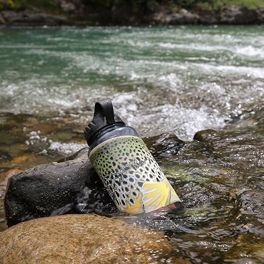 Epic Water Filters Nalgene OG Water Bottle with Filter, USA Made, BPA Free, Removes 99.99% Tap Water Contaminants, Forever Chemicals, Rep Your Water Art, 48 oz