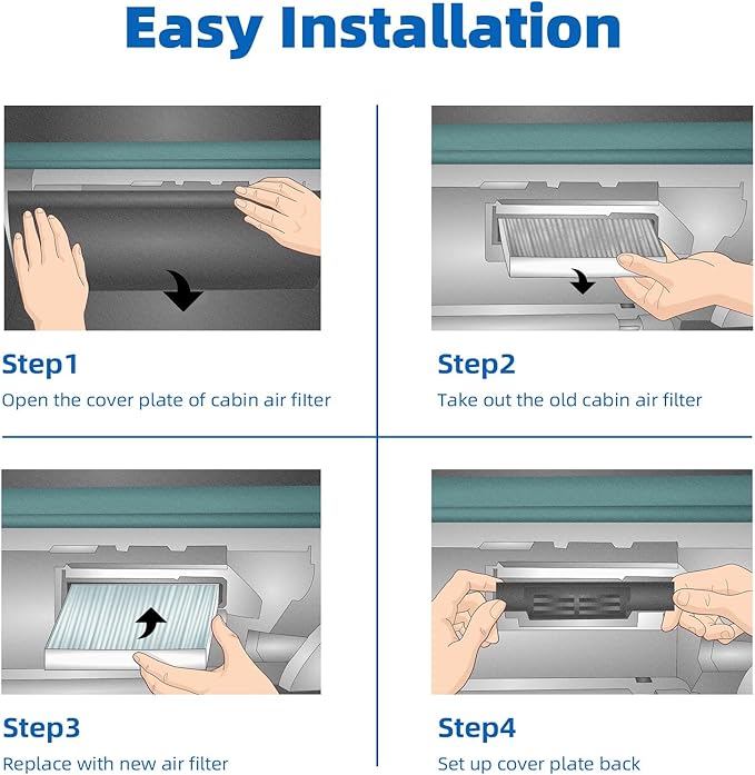 CF10930 Cabin Air Filter HEPA Air Conditioner with Activated Carbon Replacement Cabin Air Filter Accessories Compatible with SUBARU CROSSTREK IMPREZA WRX IMPREZA XV 2008-2011 2012 2013-2021