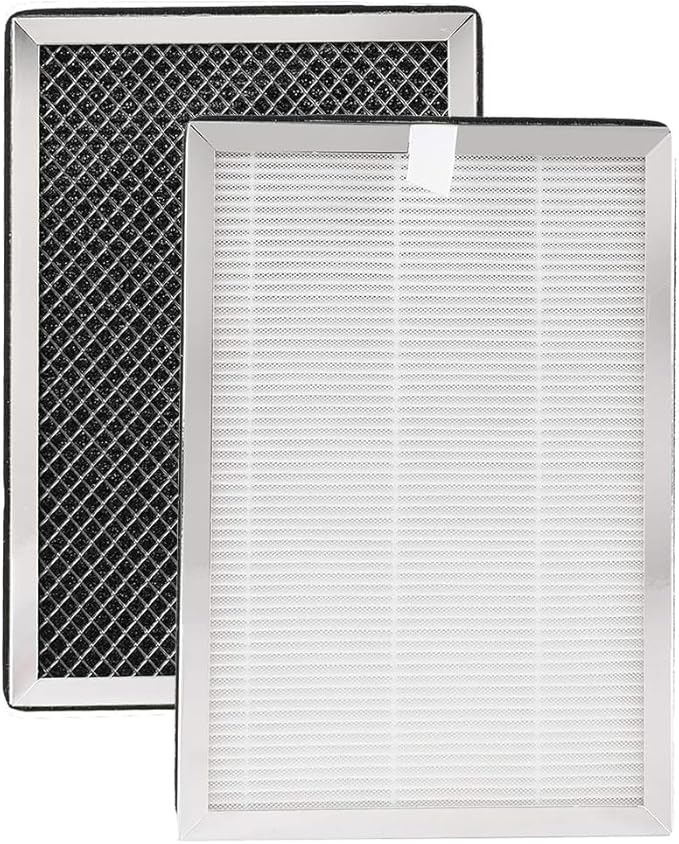 Replacement Filters 2 Pack,3-in-1 Filters Compatible with 25 Air Purifier Series Filter S1/W1/B1, H13 True HEPA and Activated Carbon Filters