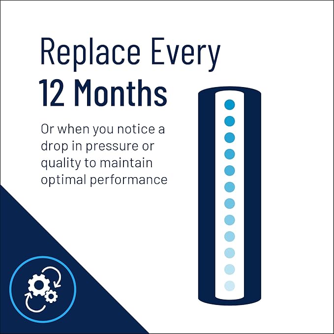 Pentair Pentek CBC-20 Carbon Water Filter, 20-Inch, Whole House Carbon Block Replacement Cartridge with Bonded Powdered Activated Carbon (PAC) Filter, 20" x 2.5", 0.5 Micron