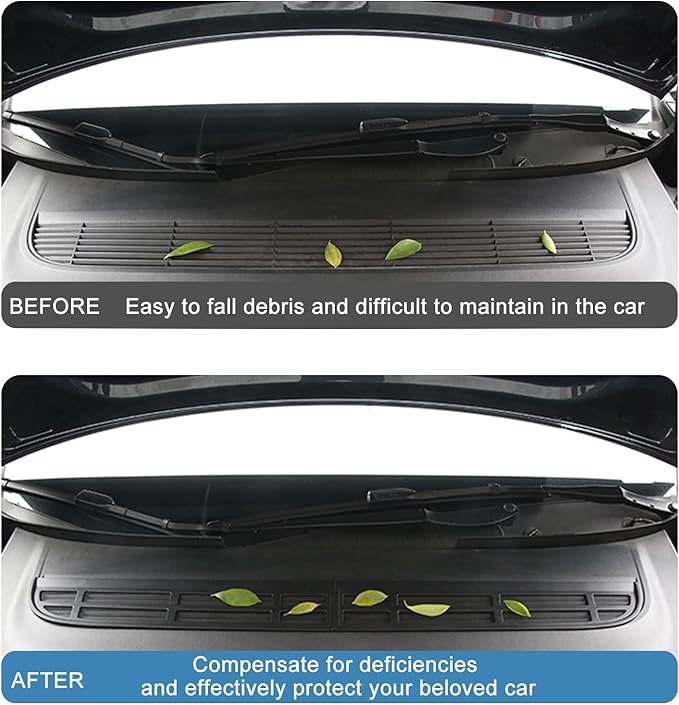 Air Intake Protective Cover for Tesla Model Y 2025 2026 Juniper Air Vent Cover Air Intake Vent Grille Cover (black) for tesla Model y Air Intake accessories