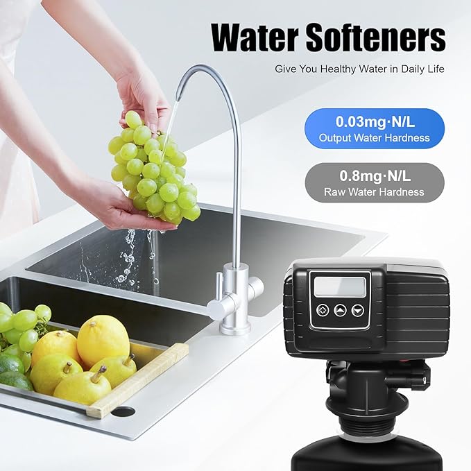 Digital Control Valve for Water Softeners, 5600xstst Time Type Water Softener for Improve Water Quality Filter Control Head for Soften & Purify Water, 3W, 110V