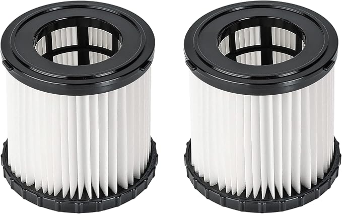 Fette Filter - A32VC05/A32RF08 Wet/Dry Vacuum Replacement Filter Compatible with RYOBI P3240 PCL733 PCL734 18V ONE+ 3 Gal. Vacuums. part # A32VC05 & A32RF08 Compatible with Hoover AH46100 - Pack of 2