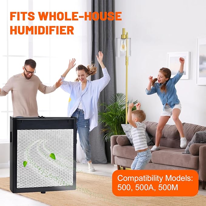 H510EZ1A Humidifier Filter Replacement, Water Panel Humidifier Replacement with Nozzle Humidifier Filter Kit Compatible with Humidifier Models 550, 558