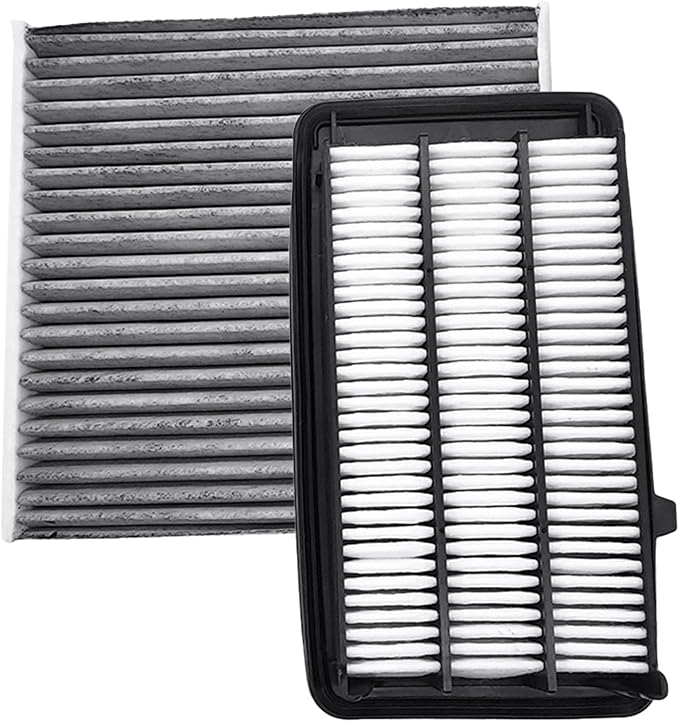 JTBU182-050 Replacement Cabin & Engine Air Filter For Honda CR-V 1.5L (2017-2022), Civic 1.5L (2016-2021), Replacement for CP182, CF11182, CA12050, 17220-5AA-A00