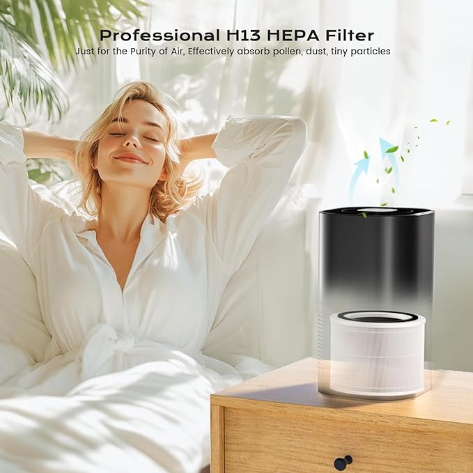 240 Filter Replacement for 240 Air Purifier, 3-in-1 Ture 14 HEPA Replacement Filter Compatible with 240 Air Cleaner Purifier (2 Pack)