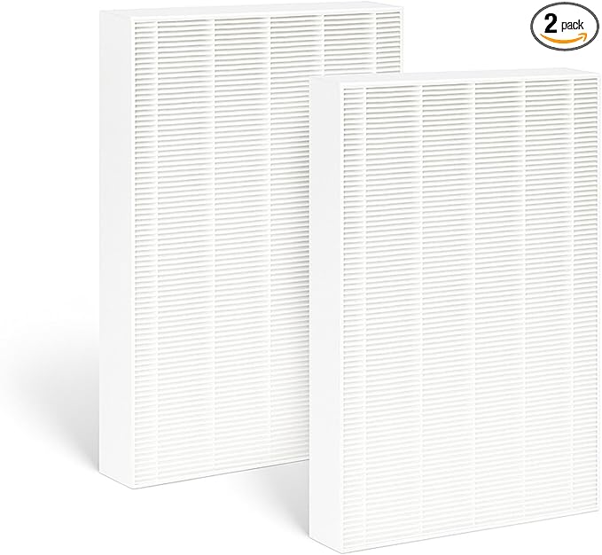 Nispira KC-850U KC850U H13 HEPA Filter Replacement for Sharp Air Purifier KC-850U Part FZ-C100HFU, 2 Packs