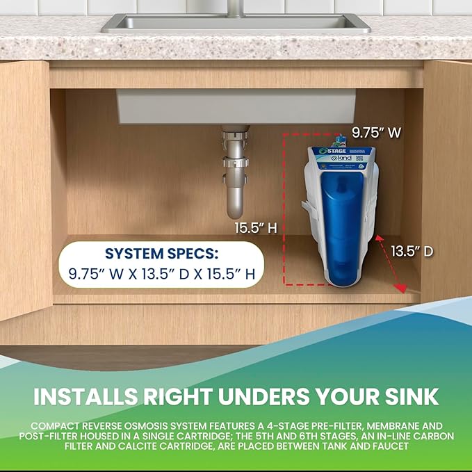 Kind 6-Stage Reverse Osmosis Drinking Water System