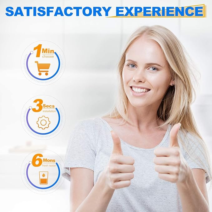 GOLDEN ICEPURE RWF6100A Water Filter, Compatible with BORPLFTR50 Bosch Ultra Clarity Pro, 12033030, 11025825, 11032531, WFC100MF, BORPLFTR55, B36CT80SNS, B36CL80ENS, 3PACK