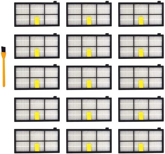 Replacement for iRobot Roomba Filters 960 981,15 Packs 800 and 900 Series Hepa Filters for Roomba 960 980 870 880 960 877 871 880 890 891 805 Robotic Vacuum Parts