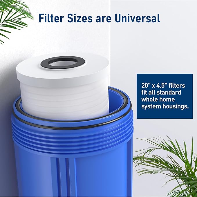 AP810-2 Large Capacity Whole House Replacement Water Filter Drop-in Cartridge, Use with AP802 Systems, 20 X 4.5 Inches (1 Pack)