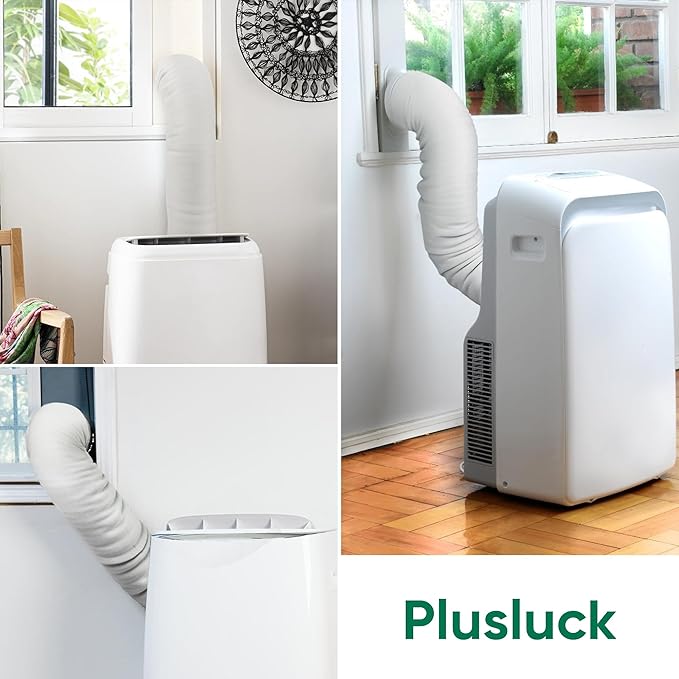 Air Conditioner Hose Cover Wrap, Heat Insulated AC Hose Cover, Easy Installation, Universal Fit for 5" & 5.9" Diameter Exhaust Hoses Tube