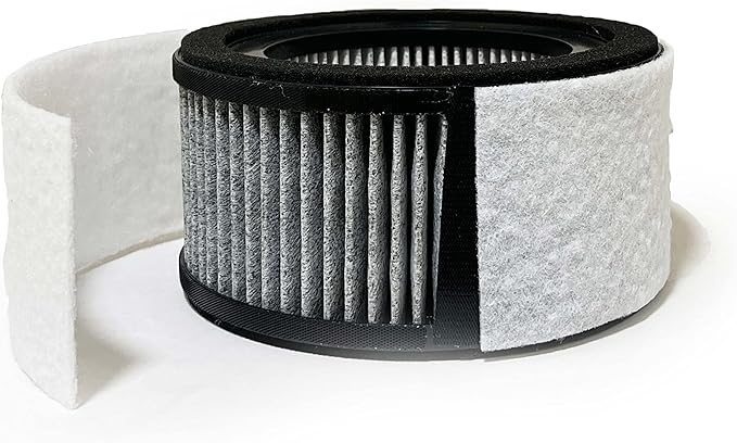 Nispira EE-5067 HS-1944 H13 Filter Replacement for Crane Air Purifier 3-in-1 True HEPA Carbon Washable Pre Filter, 1 Pack