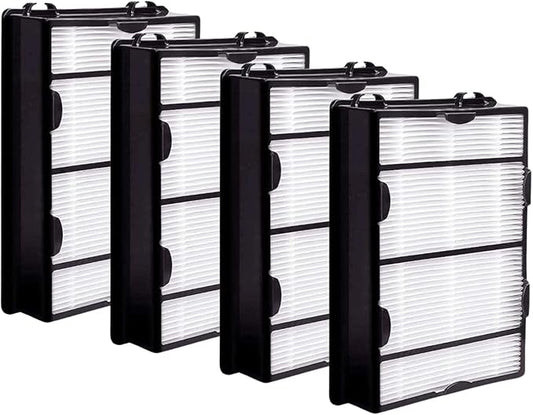 Nispira True HEPA Air Allergy Filter Replacement Compatible with Holmes HAPF600 HAPF600D HAPF600D-U2 Filter B, 4 Packs