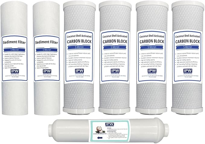 Watts Compatible Premier WP500024, 7 Annual Pack Replacement Filter Kit