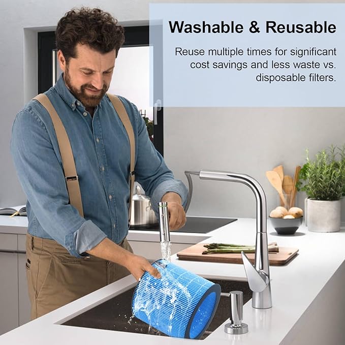 Miro Pro Humidifier Wicking Filters Replacement for Afloia MIRO/KILO PRO 2-in-1 Air Purifier & Humidifier, Washable, Reusable Humidifier Wick 1Pack