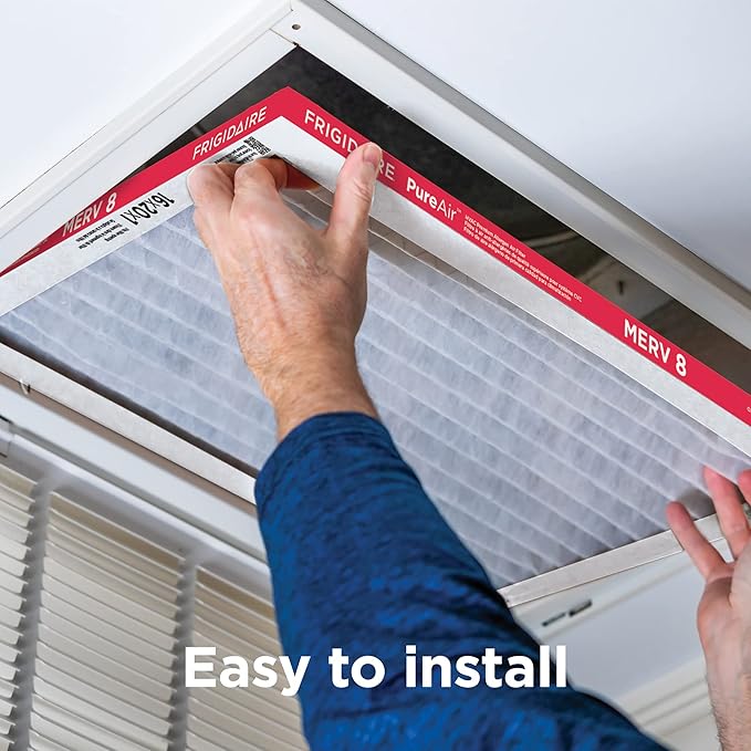 Frigidaire PureAir® 16x25x1 MERV 11 Prem Allergen Electrostatic Pleated Air Conditioner HVAC AC Furnace Filters - 6 Pack (exact dimensions 15.81 X 24.81 X 0.81)