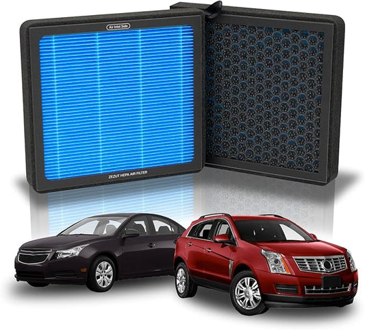 CF10775 Cabin Air Filter Fits Buick Cascada/Encore/LaCrosse/Regal, Cadillac ELR/SRX, Chevrolet Cruze/Sonic/Spark/Trax/Volt – Honeycomb Structure, Activated Carbon Beads, HEPA (1 Pack)