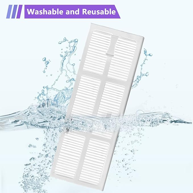 Accessories Replacement for Narwal Freo Robot Cleaner Vacuum Accessories Set 2X Brush 2X Filter 4X Mop 4 SideBrush