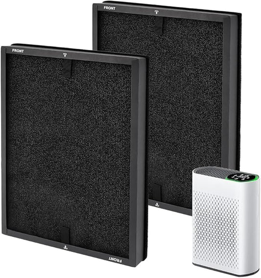 2 Pack HAP602 Replacement Filter Compatible with ECOSELF HAP602 / HAP602WF Air Purifier, Air Purifiers Replacement Filter for Home Large Room