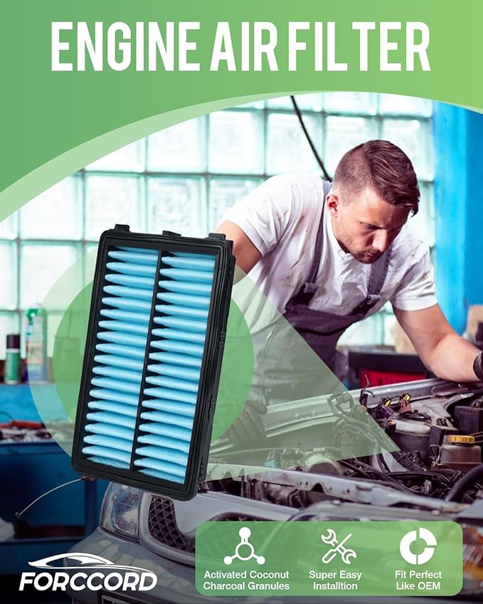 Cabin & Engine Air Filter Fit for Mazda 3 (2019-2025 2026), CX-30 (2019-2025 2026), CX-50 (2023-2025 2026) Activated Carbon Cabin Filter Replacement BDTS61J6X PAH9-13-3A0A Car Accessories