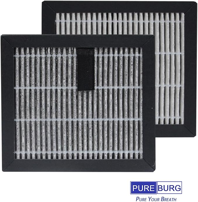 PUREBURG GP5212 Replacement Filter Compatible with Philips GoPure GP5212 Car Air Purifier, HEPA Activated Carbon 2-in-1,3-Pack