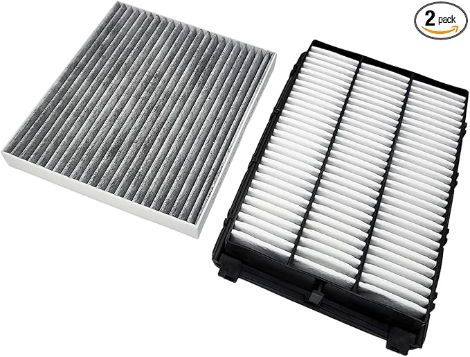 JTBU160-99097Cabin and Engine Air Filter for TUCSON (2016-2021), SPORTAGE (2017-2022),Replacement for 97133-D1000,CF12160,28113-D3300
