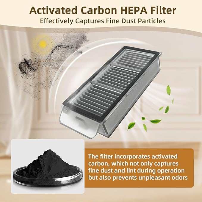 29 Pack Accessories Kit Compatible with Dreame X50 Ultra Complete/L50 Pro Ultra/L50 Ultra/X50 Master/L40s Pro Ultra/Mova V50 Ultra Complete Replacement Parts, Main Brushes Dust Bags