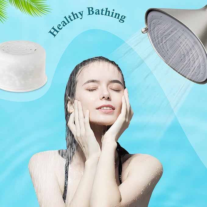 Shower Head Filter Replacement Cartridge Compatible with All Canopy Handheld & Fixed Filtered Shower Head, Shower Filter For Hard Water, 2Pack (Canopy 2-pcs)