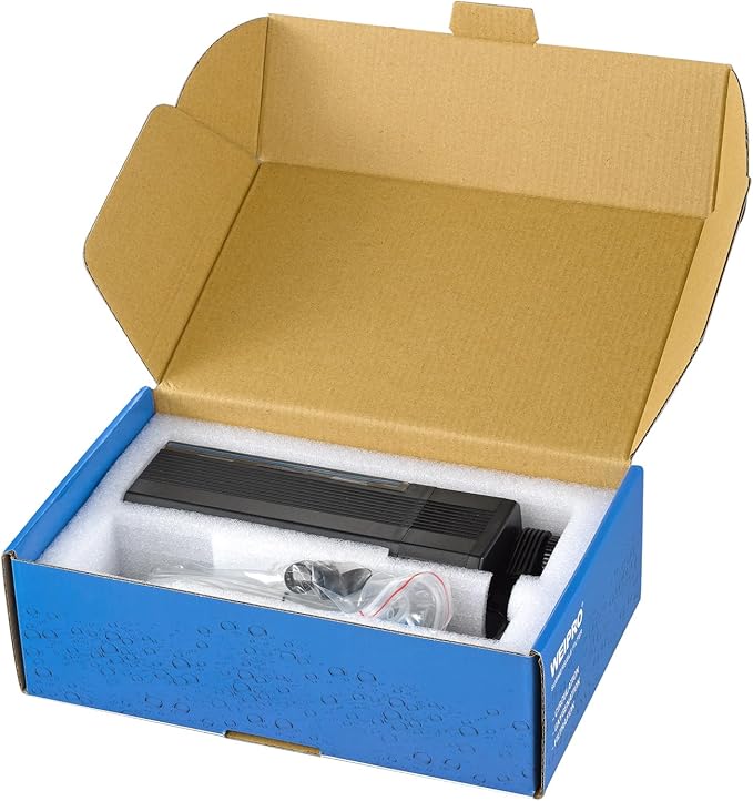 Internal Fish Tank Filter, 12W Adjustable Water Flow Submersible Aquarium Filter Pump for 40~60 Gallon Freshwater or 25~45 Gallon Saltwater, 2 Mode Aeration & Rainfall, TE-900(250GPH)