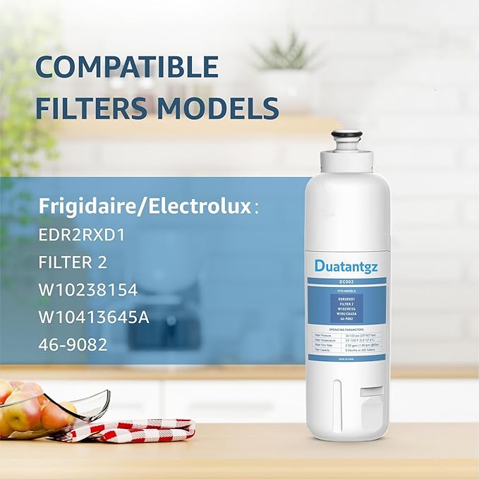 EDR2RXD1 W10413645A Replacement, Compatible with Kenmore 46-9082, 46-9903, W10413645, W10238154, P6RFWB2, 2 Pack