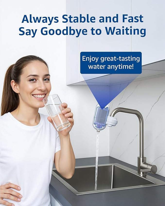 Waterspecialist NSF Certified Filter, Replacement for Pur® PUR PLUS RF-9999® Water Filter Faucet, Compatible with All PUR® Faucet Mount Filtration Systems (Pack of 6), Model No.: WS708A