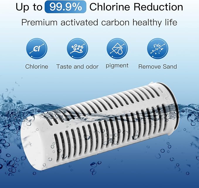 Replacement Filters Compatible with All FACHIOO and Puro® Glass Water Filter Pitcher,Filters 211 Gallons,Carbon Water Filter Removes Lead,Odors,Microplastics, Chlorine,Impurities (Pack of 3)