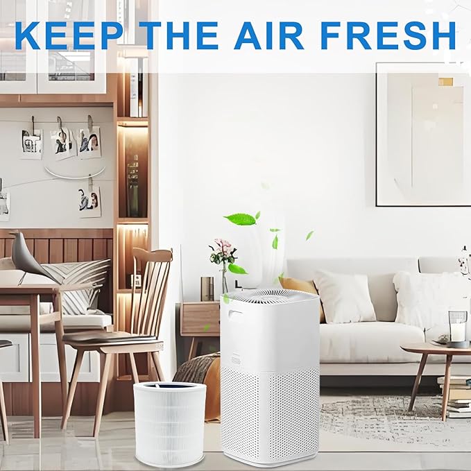 Replacement Air Filter Compatible With LEVOIT Core 600S-RF AIR Purifier,H13 True HEPA 3-in-1(1Pack,White)