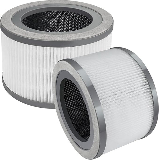 Vista 200 Replacement Filter Compatible for LEVOIT Air Models, 3-in-1 Pre, H13 High-Efficiency Activated Carbon Filtration System, Replace Part# Vista 200-RF, Pack of 2 By Improvedhand