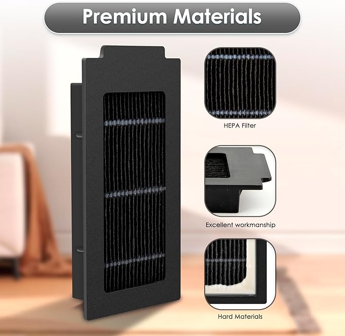 (5 Pack) T50 Pro Omni Replacement HEPA Filters for ECOVACS DEEBOT T50 Pro Omni/ T50 Omni/ T30C/ T30C Omni Robot Vacuum Filter, Upright Canister Filter, Accessories Kit (NOT FOR T50 Max Pro Omni)