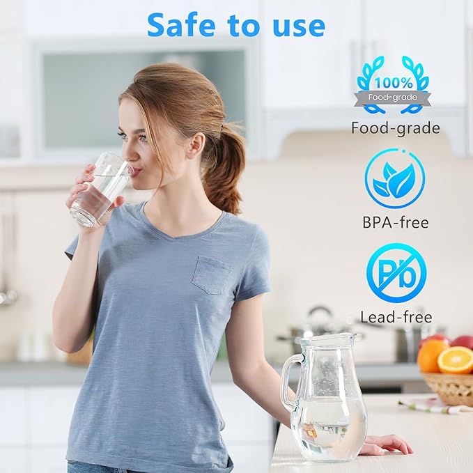 Faucets Filter Cartridge BPA Free, Replacement for Brita® Faucet Filter - white (3Pack)