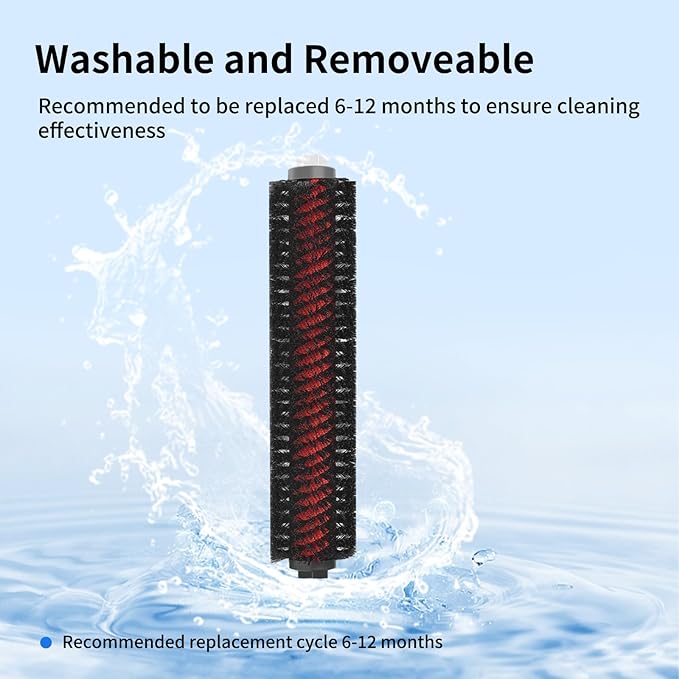 23 PCS Replacement Parts Compatible with Roborock S7 MaxV Ultra Robot Vacuum Cleaner,6 Side Brushes,4 HEPA Filters,4 Dust Bags,1 Cleaning Brush,2 Main Brushes,4 Mop Pads,2 Tools