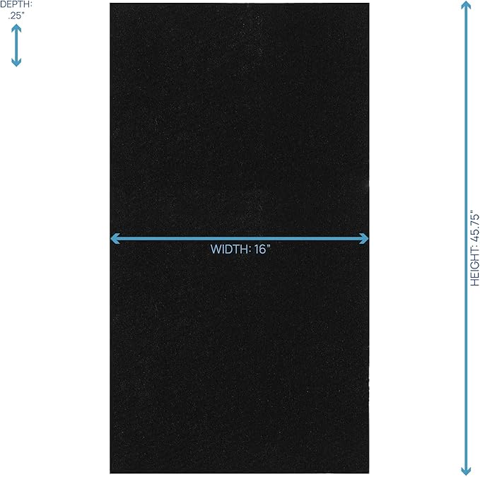 Filter Bros HRF-AP1 Cut to Fit Activated Carbon Roll Replacement Fits Honeywell