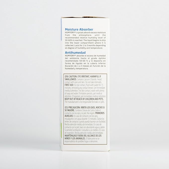 HUMYDRY® - 6-pack of dehumidifier refills - 35.3 oz - Absorbs moisture - Prevents odors - Fragrance-free - For spaces up to 400 sq. ft.
