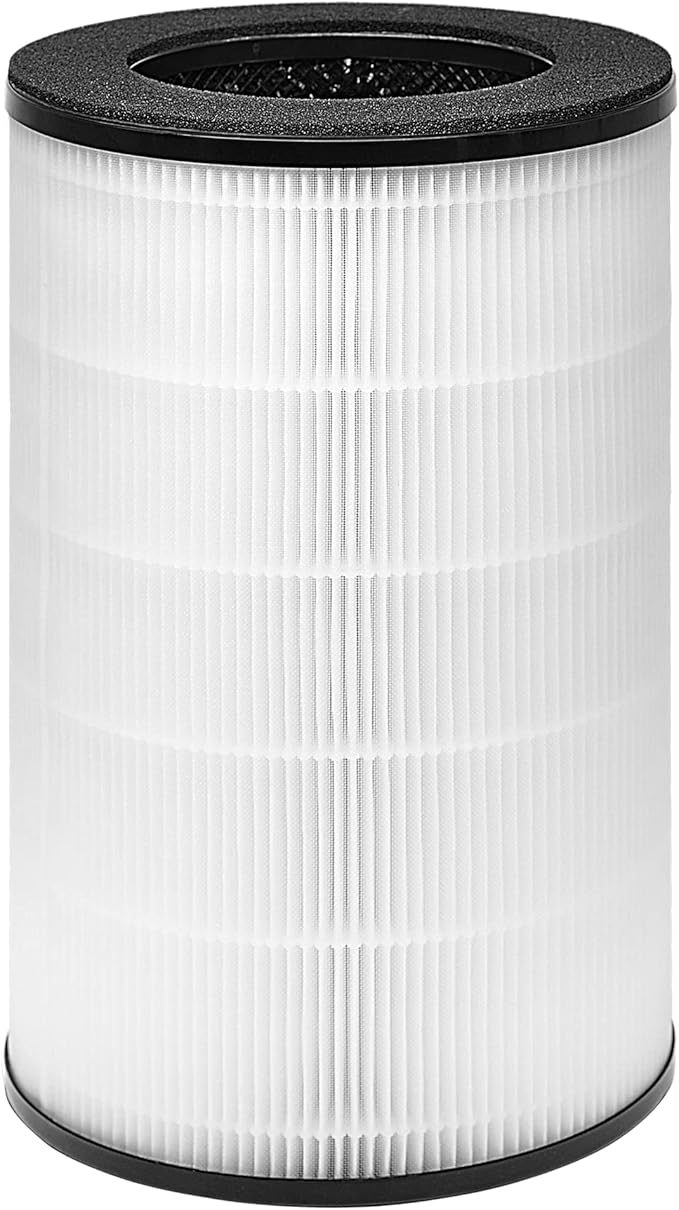[UPGRADED] AP-PET35FL AP-T30 Replacement Filter Compatible with HoMedics Air Pu-rifier Filter, Replacement for AP-T30 AP-T30WT AP-PET35 AP-PET35-WT, Part# AP-T30FL AP-PET35FL True HEPA Filter, 1 Pack