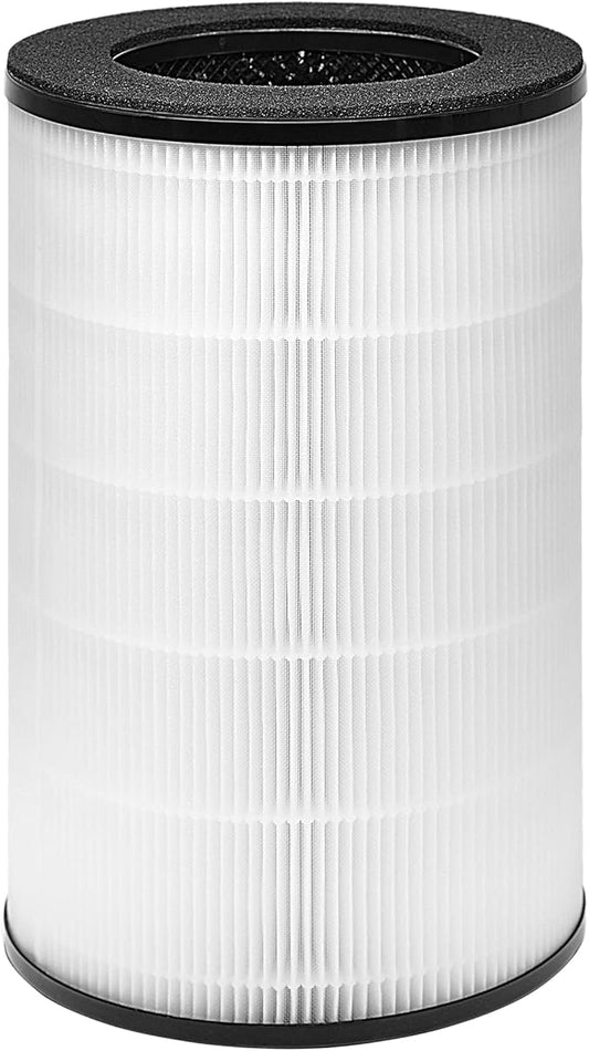[UPGRADED] AP-PET35FL AP-T30 Replacement Filter Compatible with HoMedics Air Pu-rifier Filter, Replacement for AP-T30 AP-T30WT AP-PET35 AP-PET35-WT, Part# AP-T30FL AP-PET35FL True HEPA Filter, 1 Pack
